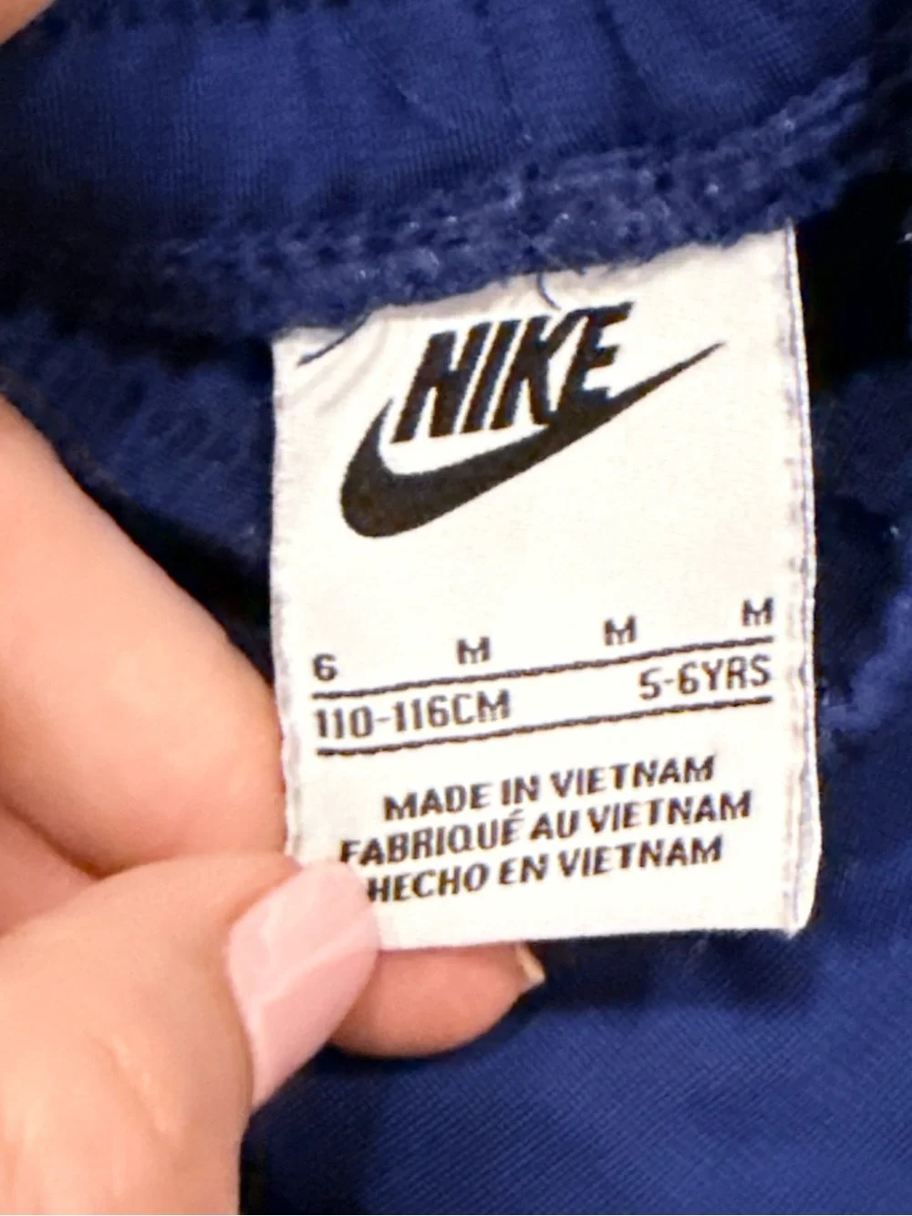 Boys Nike Sportswear Track Jacket Jogger Pants Set Royal Blue Navy White Size 6 - Picture 7 of 7